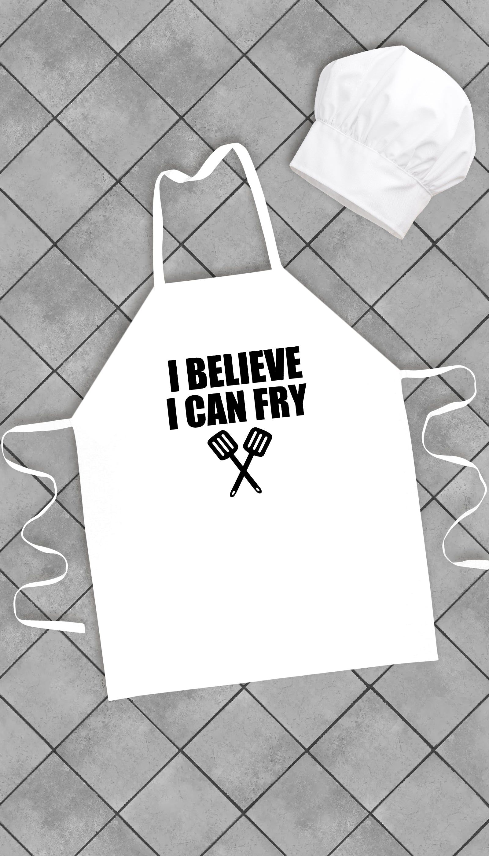 I Believe I Can Fry Funny Kitchen Apron I Believe I Can Fry Funny Kitchen Apron | Sarcastic Me