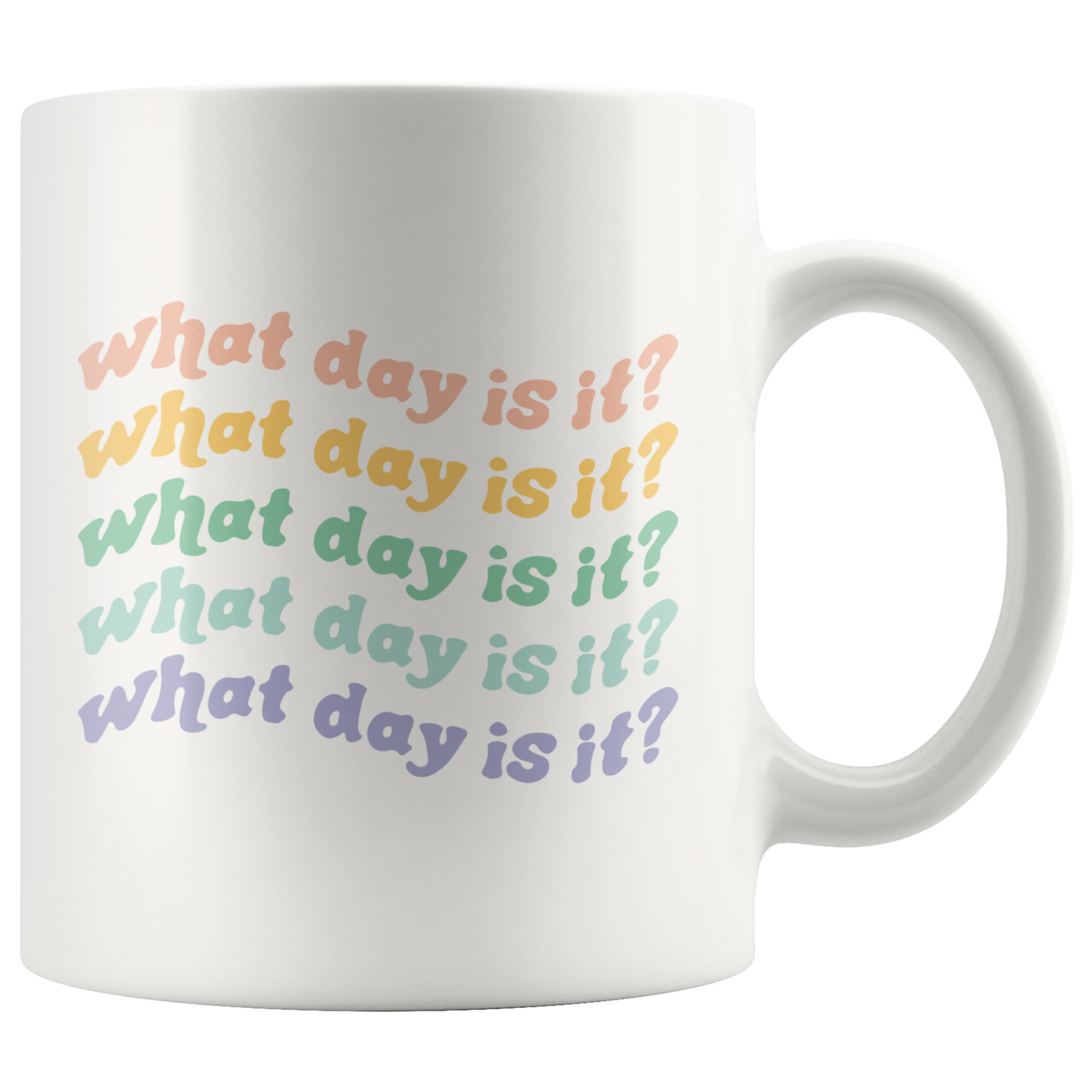 What Day Is It Coffee Mug What Day Is It Coffee Mug