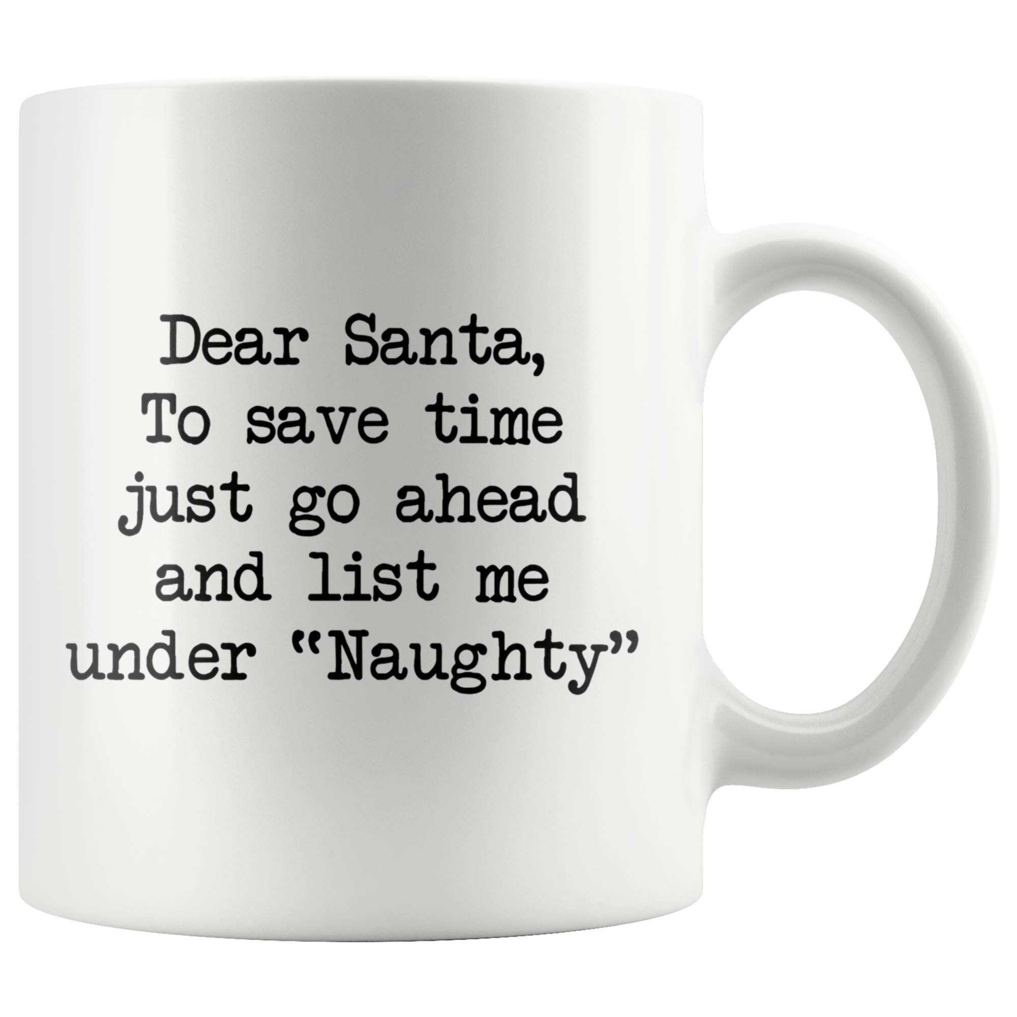 List Me Under Naughty Coffee Mug List Me Under Naughty Coffee Mug