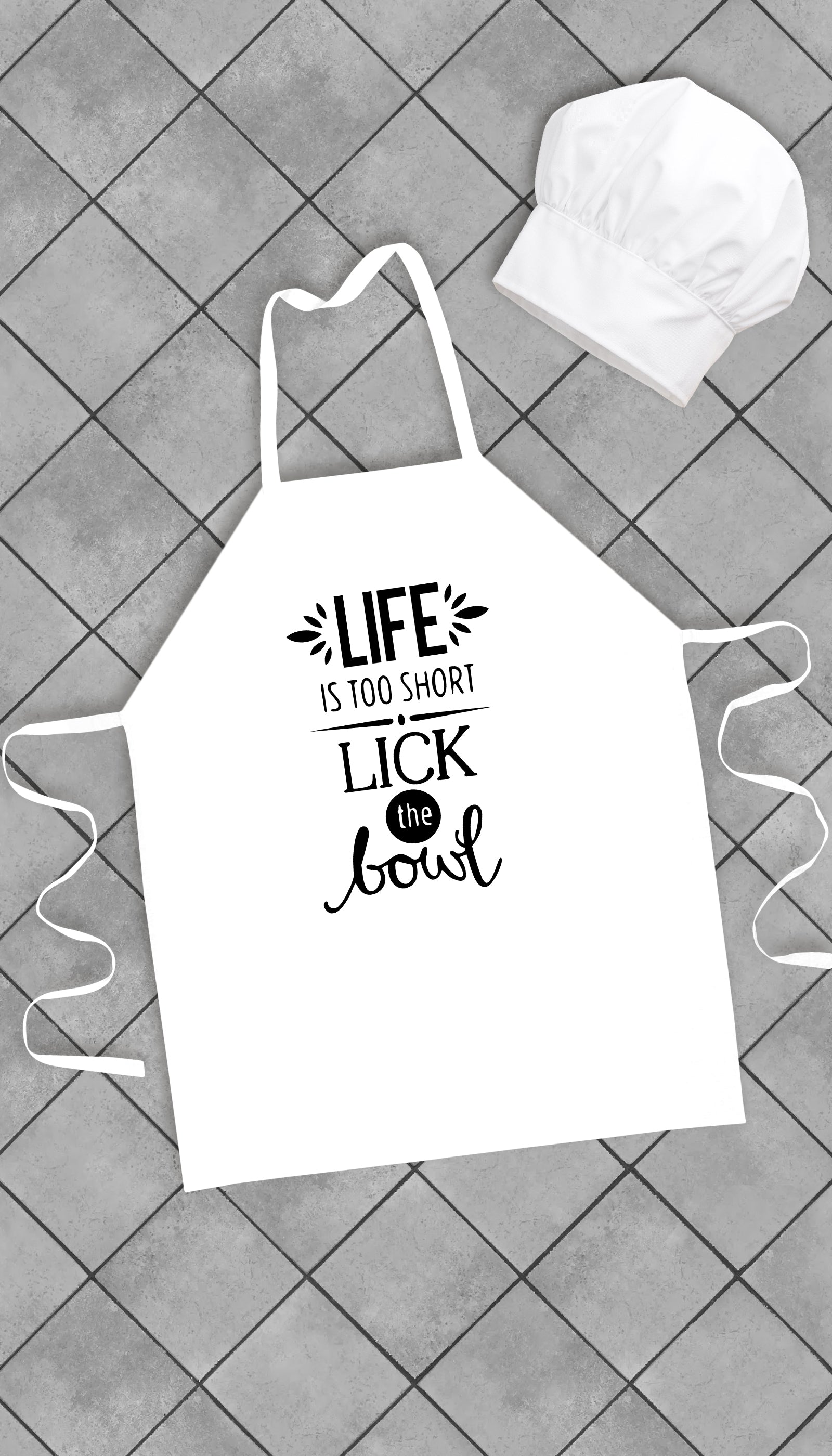Life Is Too Short Lick The Bowl Funny Kitchen Apron Life Is Too Short Lick The Bowl Funny Kitchen Apron | Sarcastic Me