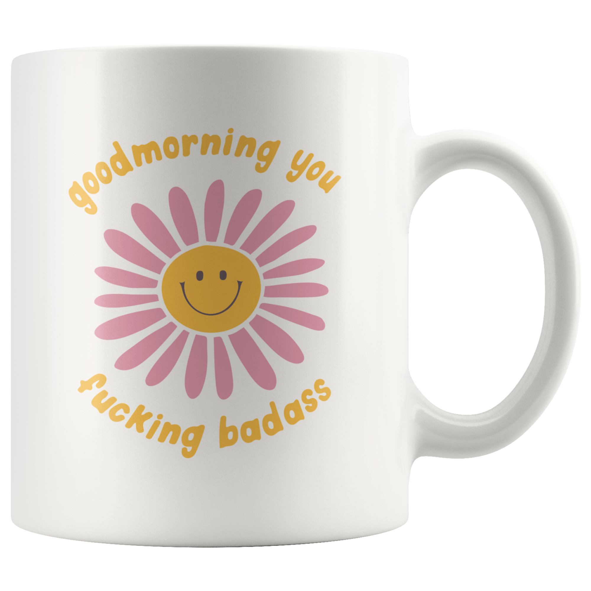 Good Morning Badass Coffee Mug Good Morning Badass Coffee Mug