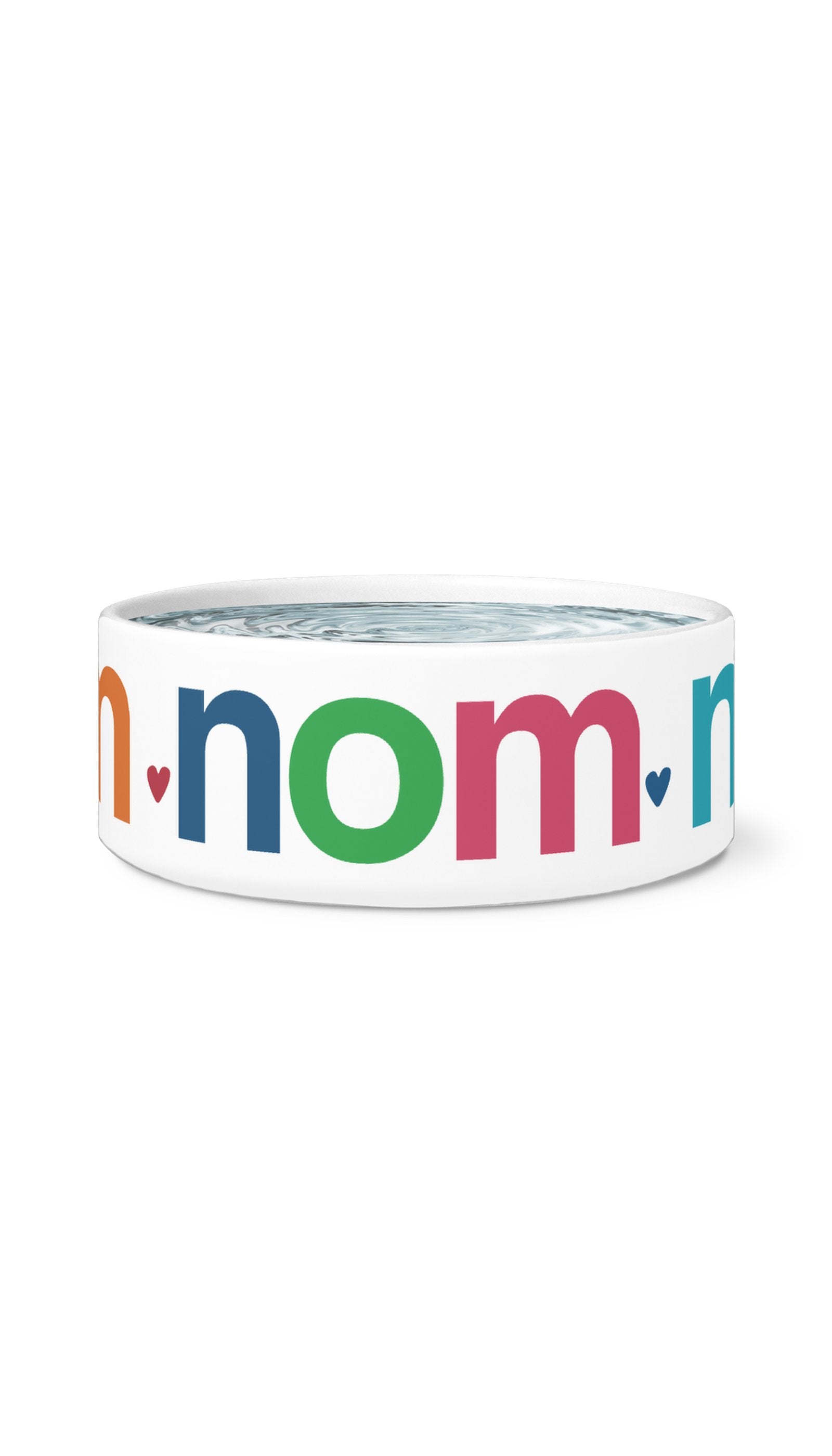 Nom Nom Nom Pet Bowl Nom Nom Nom White Pet Bowl | Sarcastic Me