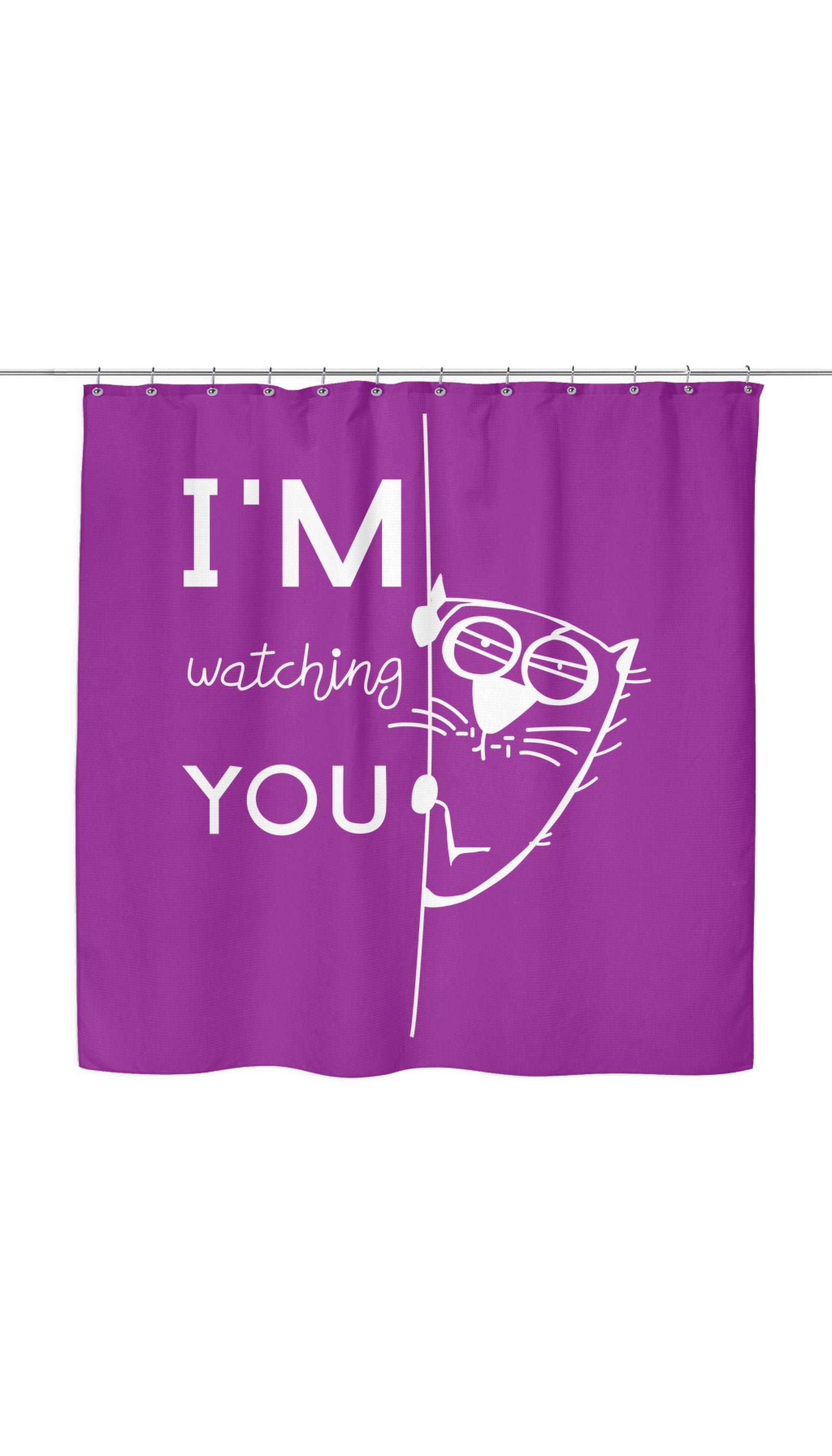 I'm Watching You Funny Shower Curtain I'm Watching You Shower Curtain