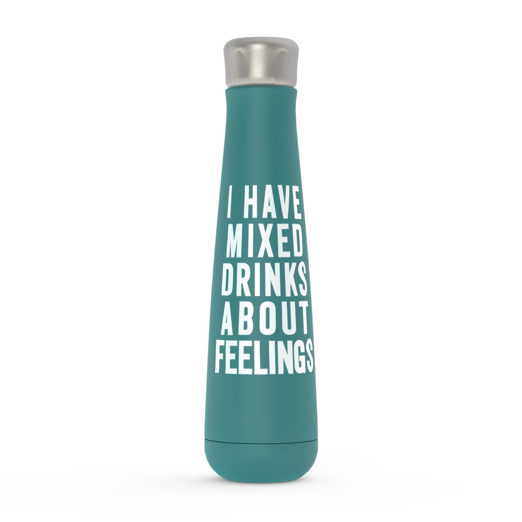 I Have Mixed Drinks About Feelings Peristyle Water Bottles I Have Mixed Drinks About Feelings Peristyle Water Bottles
