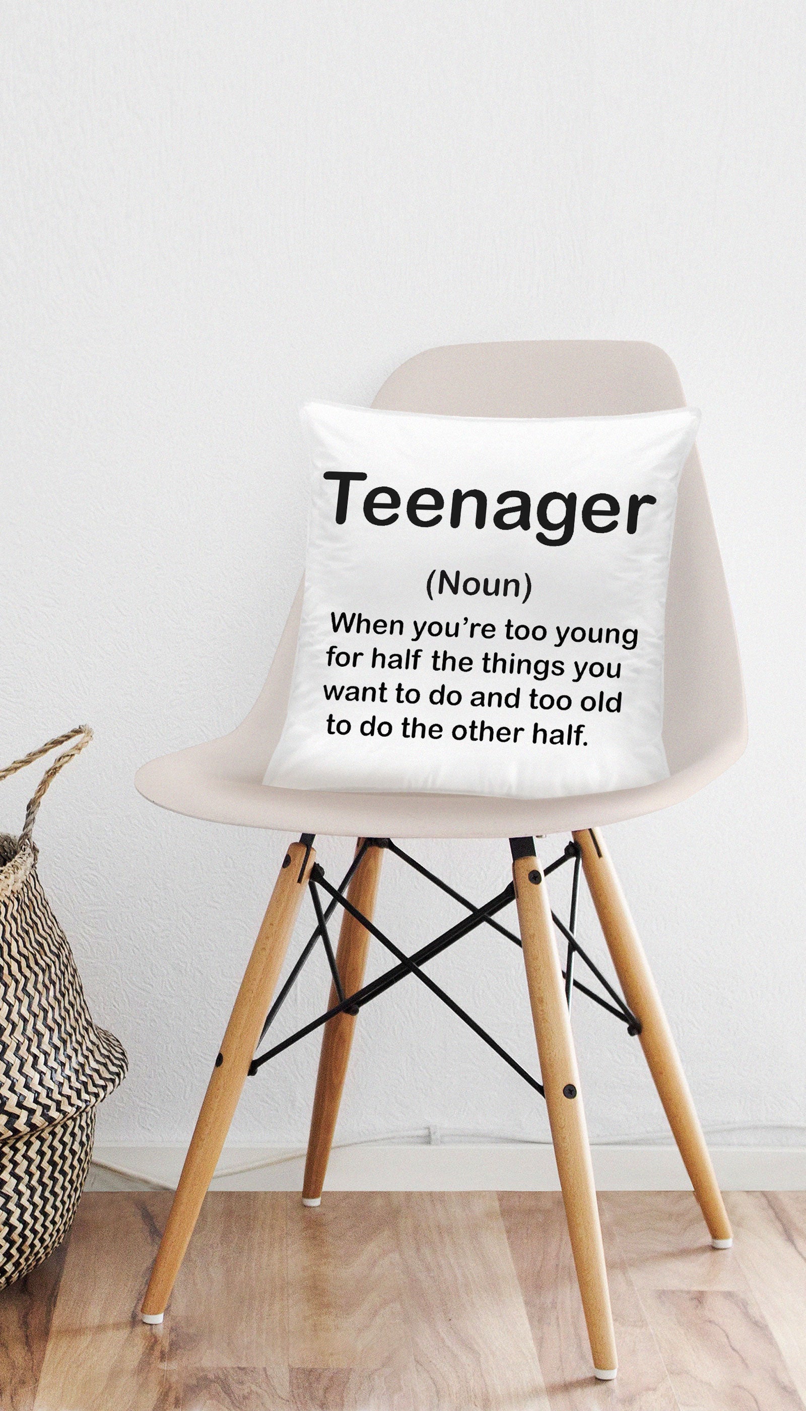 Definition Of Teenager Funny Home Throw Pillow Definition Of Teenager Funny & Clever Home Throw Pillow Gift | Sarcastic ME