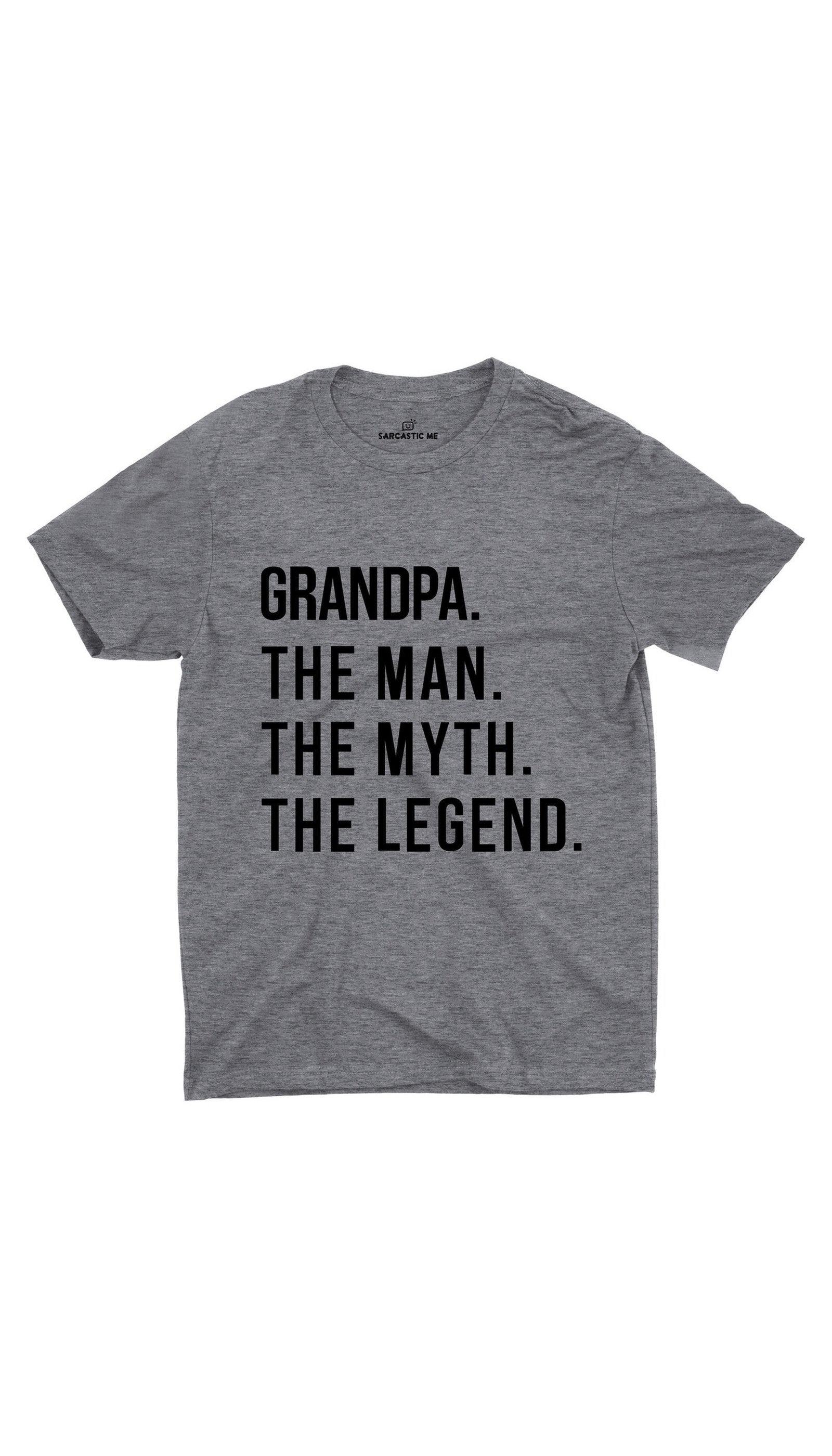 Grandpa The Legend Unisex T-shirt Grandpa The Legend Gray Unisex T-shirt | Sarcastic ME