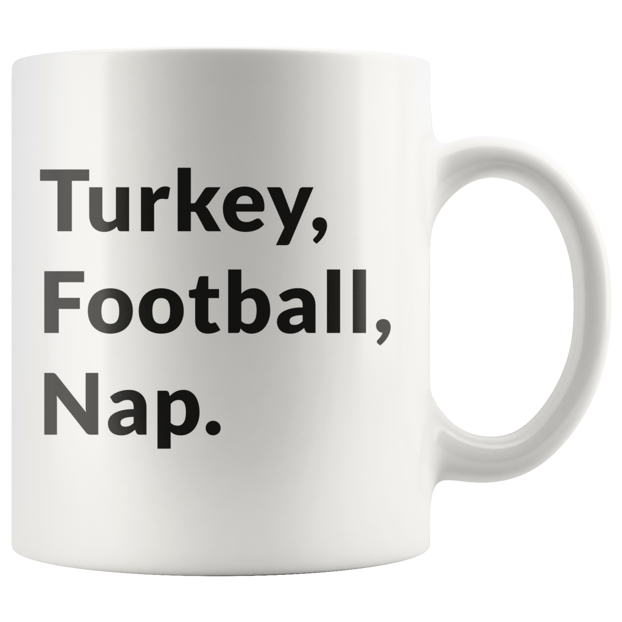 Turkey, Football, Nap Coffee Mug Turkey, Football, Nap Coffee Mug