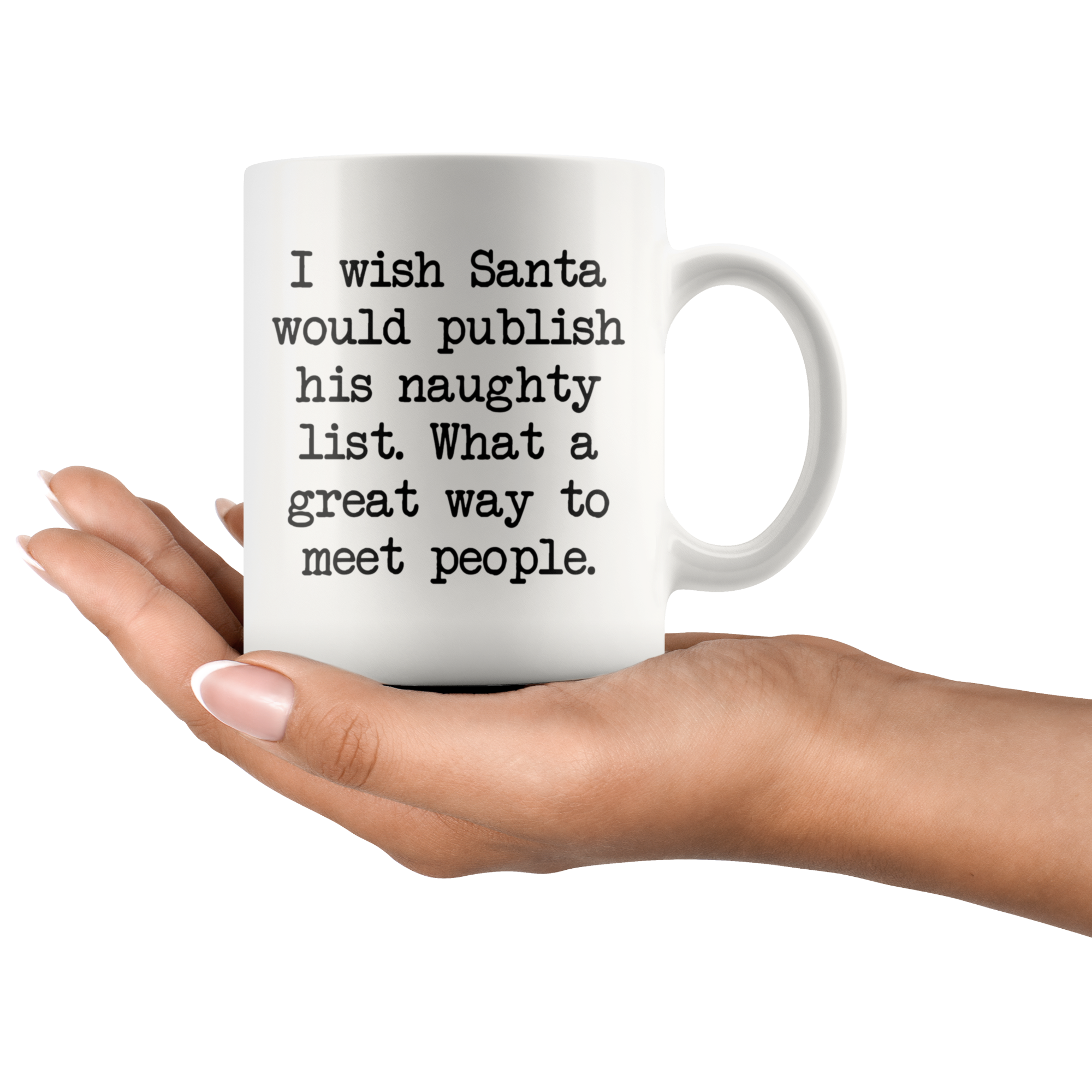 Santa's Naughty List Coffee Mug Santa's Naughty List Coffee Mug