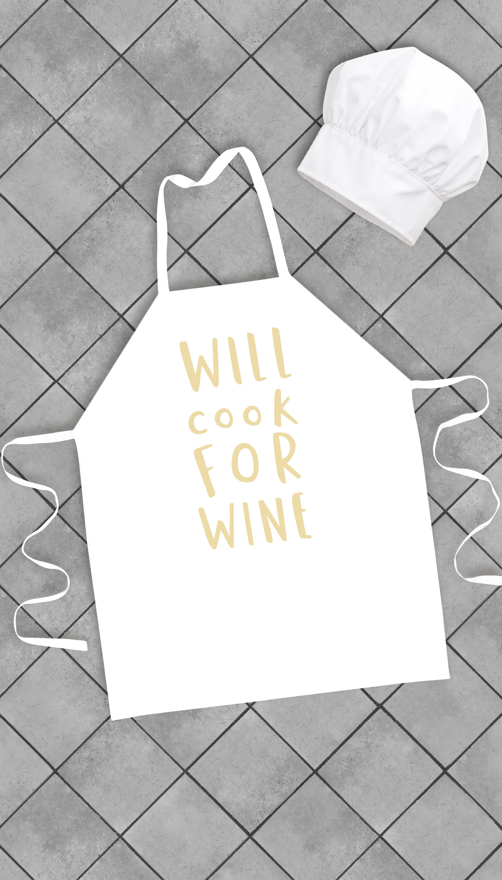 Will Cook For Wine Funny Kitchen Apron Will Cook For Wine Funny Kitchen Apron | Sarcastic Me