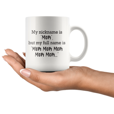 My Nickname Is MOM Coffee Mug