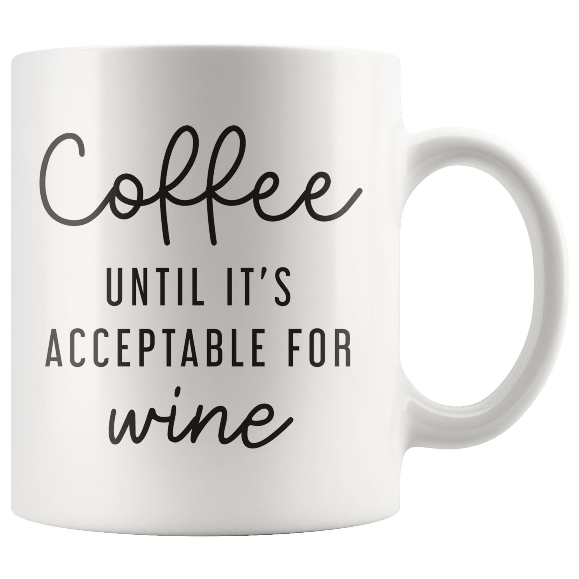 Unacceptable For Wine Coffee Mug Unacceptable For Wine Coffee Mug