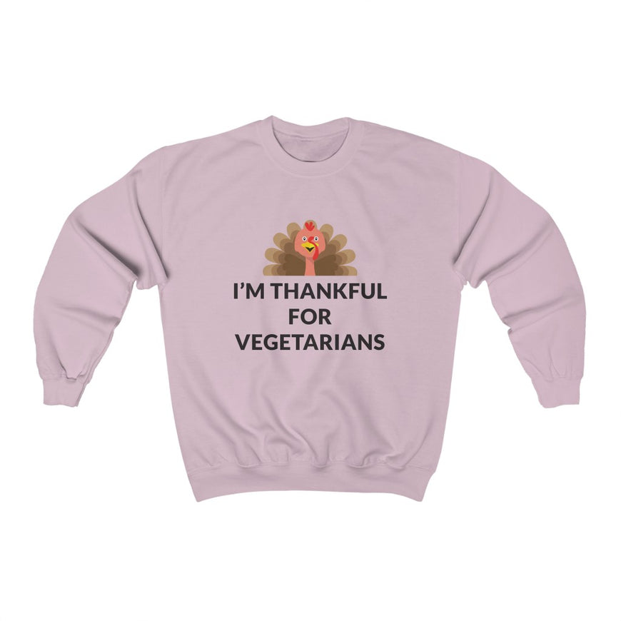 Thankful For Vegetarians Crewneck Sweatshirt