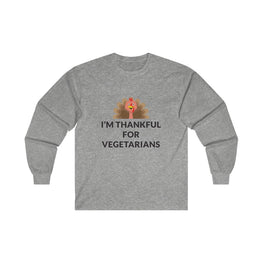 Thankful For Vegetarians Long Sleeve Tee