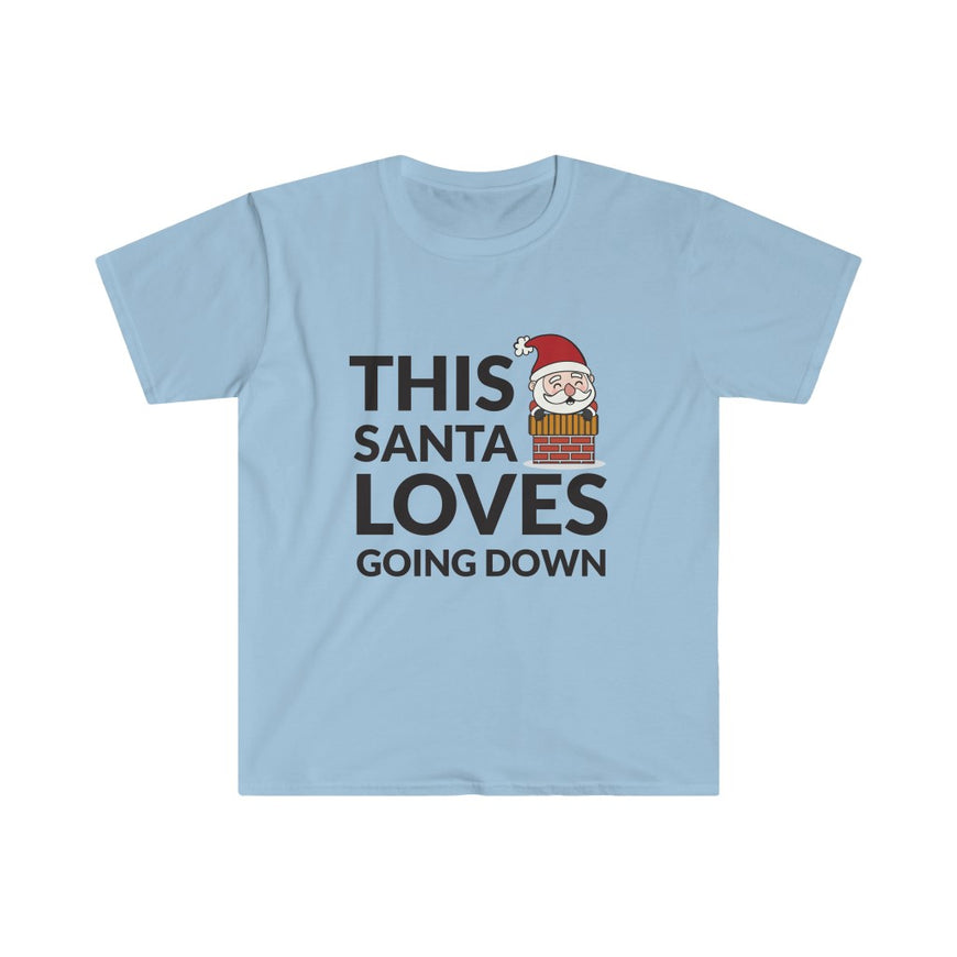 Santa Loves Going Down T-Shirt