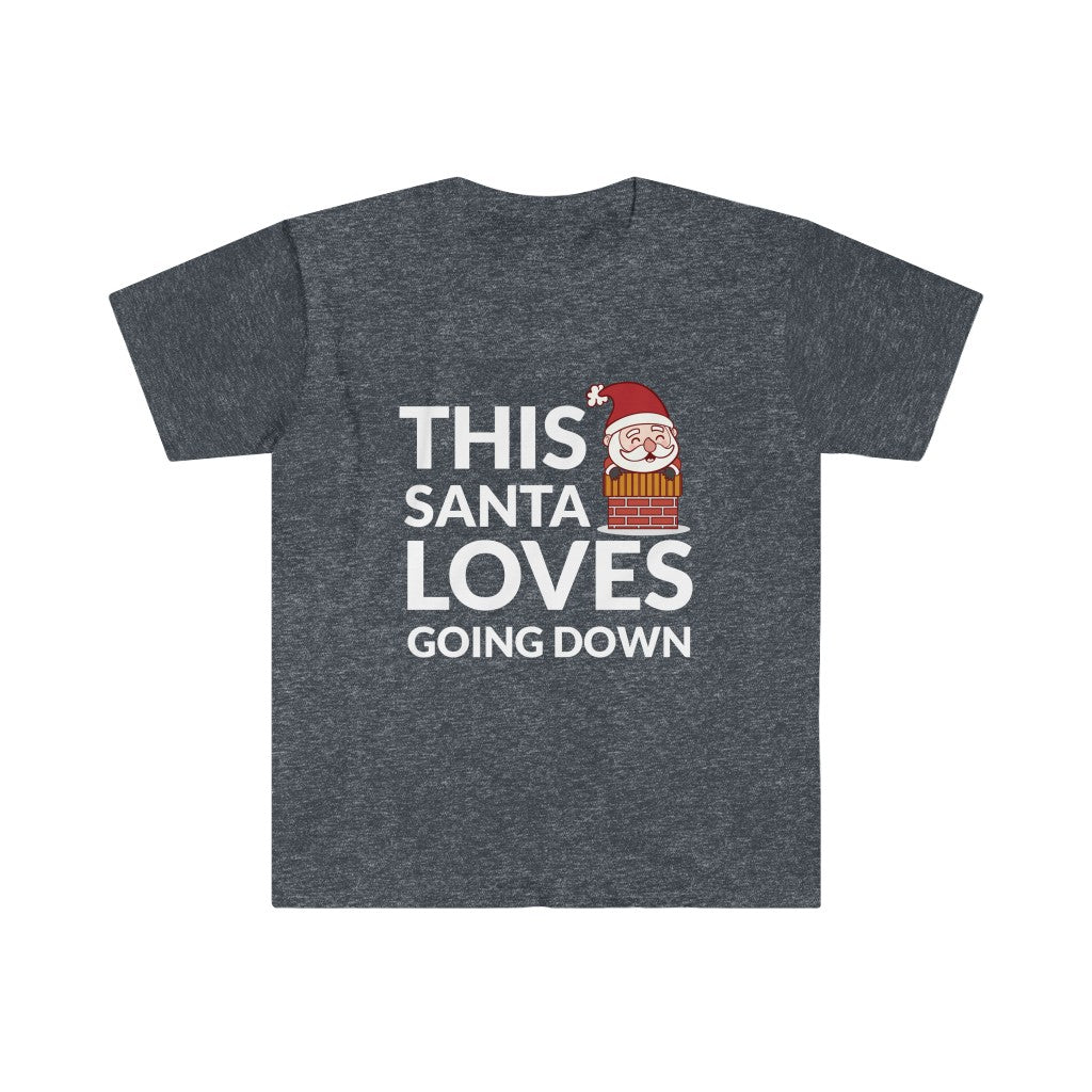 Santa Loves Going Down T-Shirt