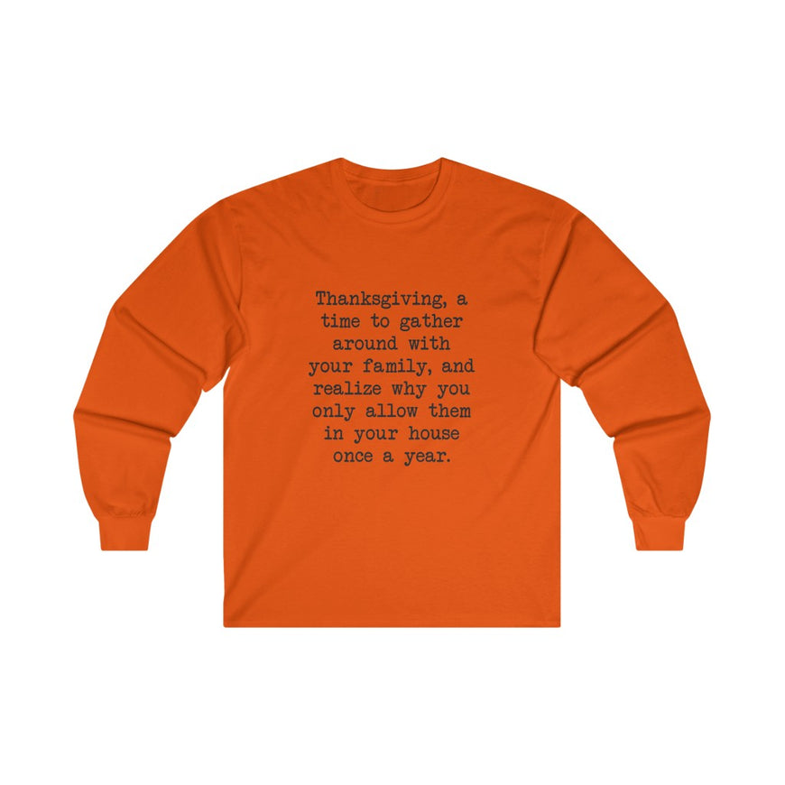 Thanksgiving Gathering Long Sleeve Tee