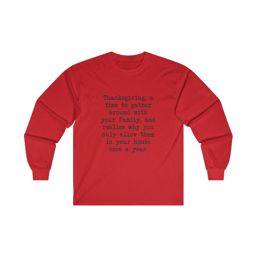 Thanksgiving Gathering Long Sleeve Tee