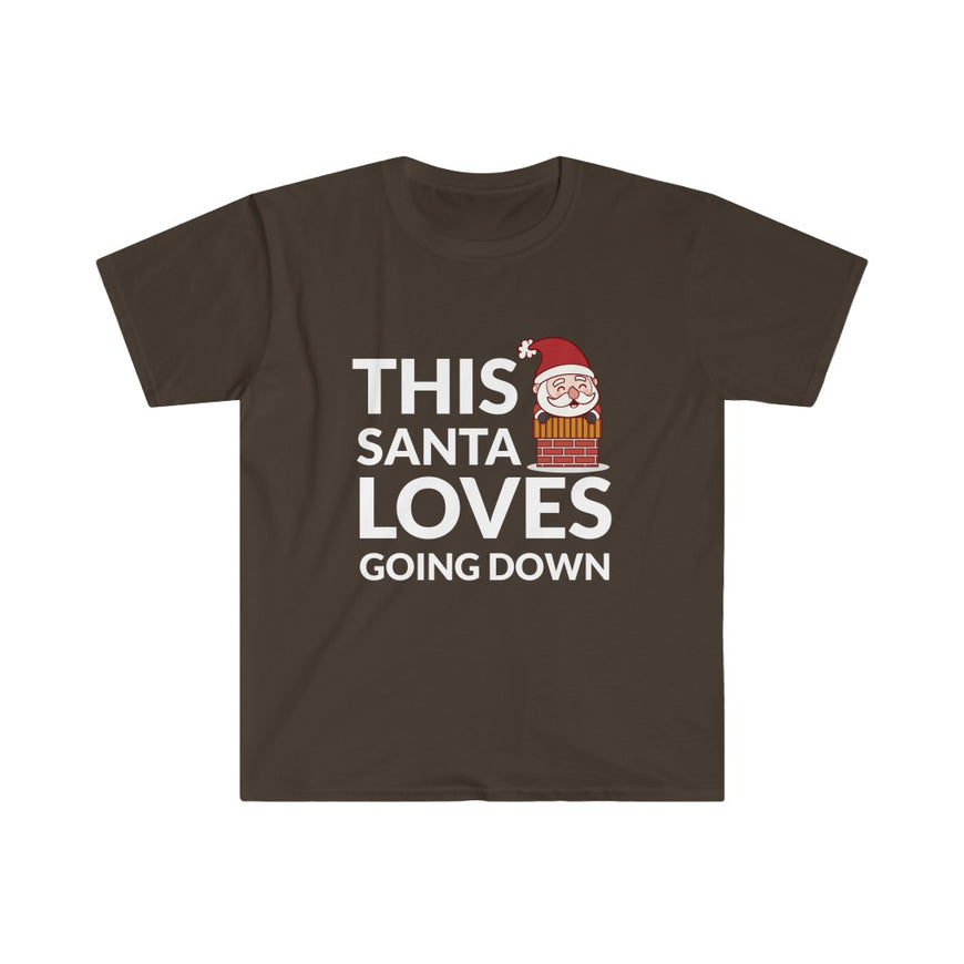 Santa Loves Going Down T-Shirt