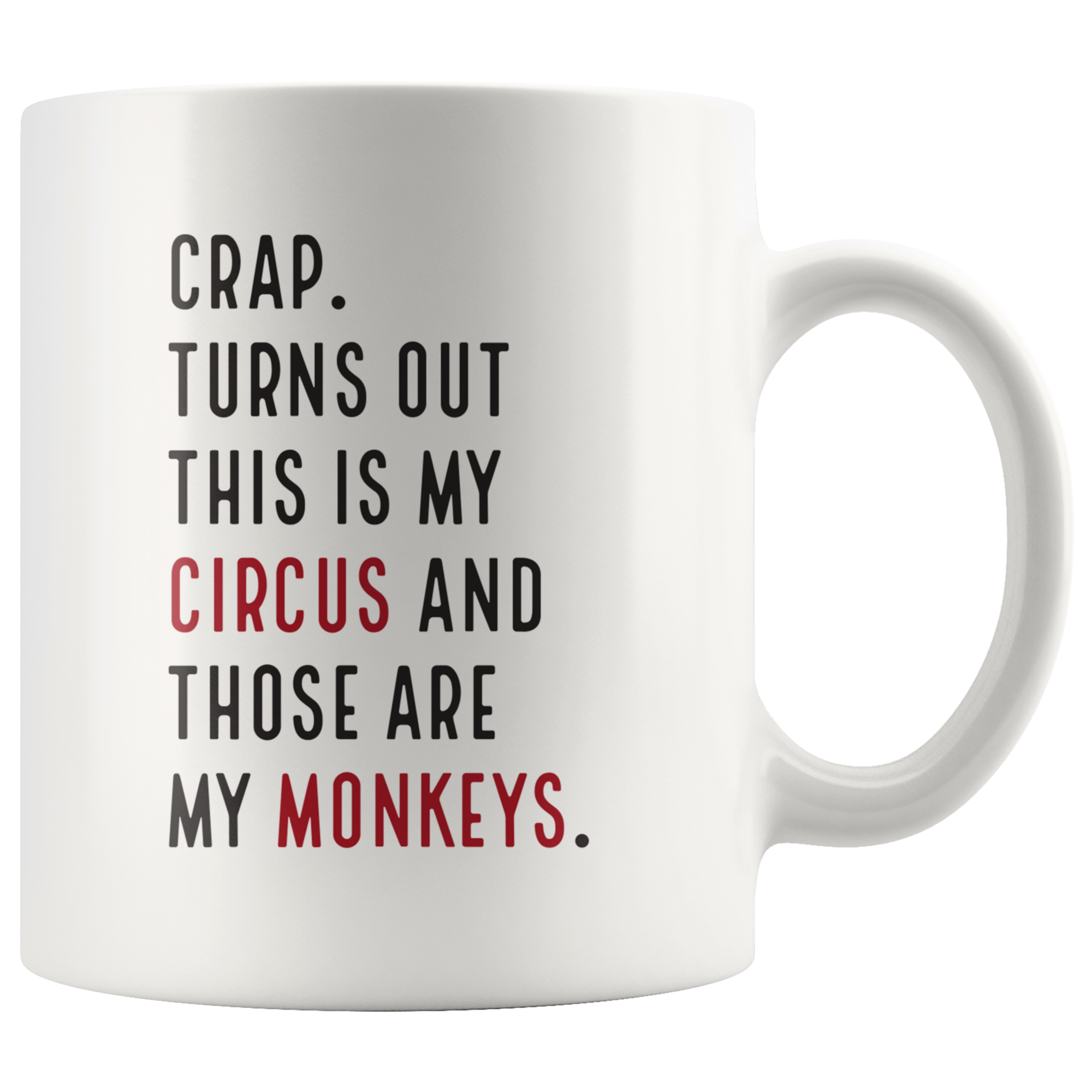 Circus Monkey Coffee Mug
