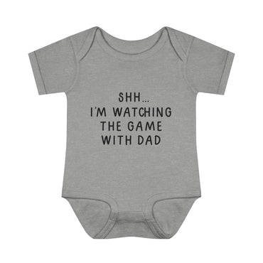 Watching The Game With Dad Infant Onesie