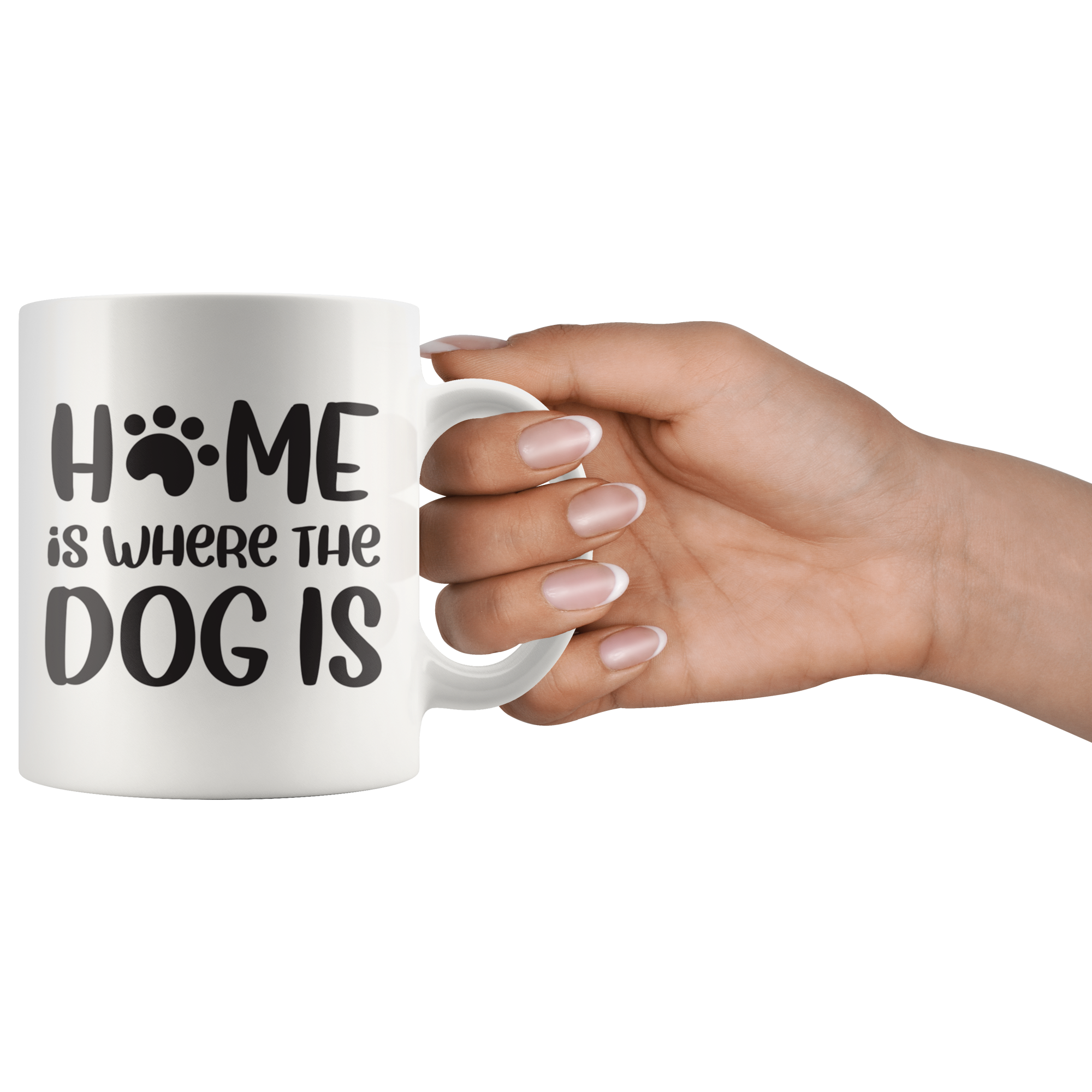 Home Is Where The Dog Is Coffee Mug