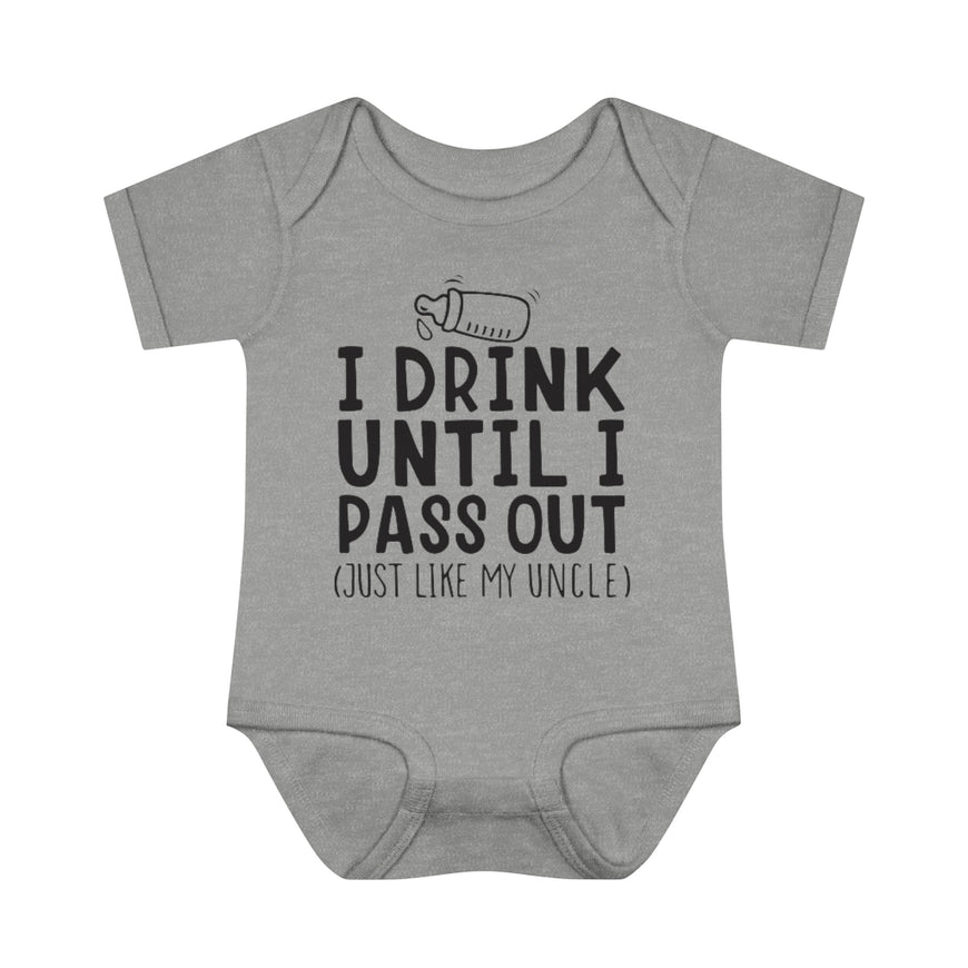 I Drink Like My Uncle Infant Onesie