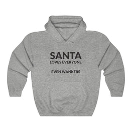 Santa Loves Everyone Hooded Sweatshirt