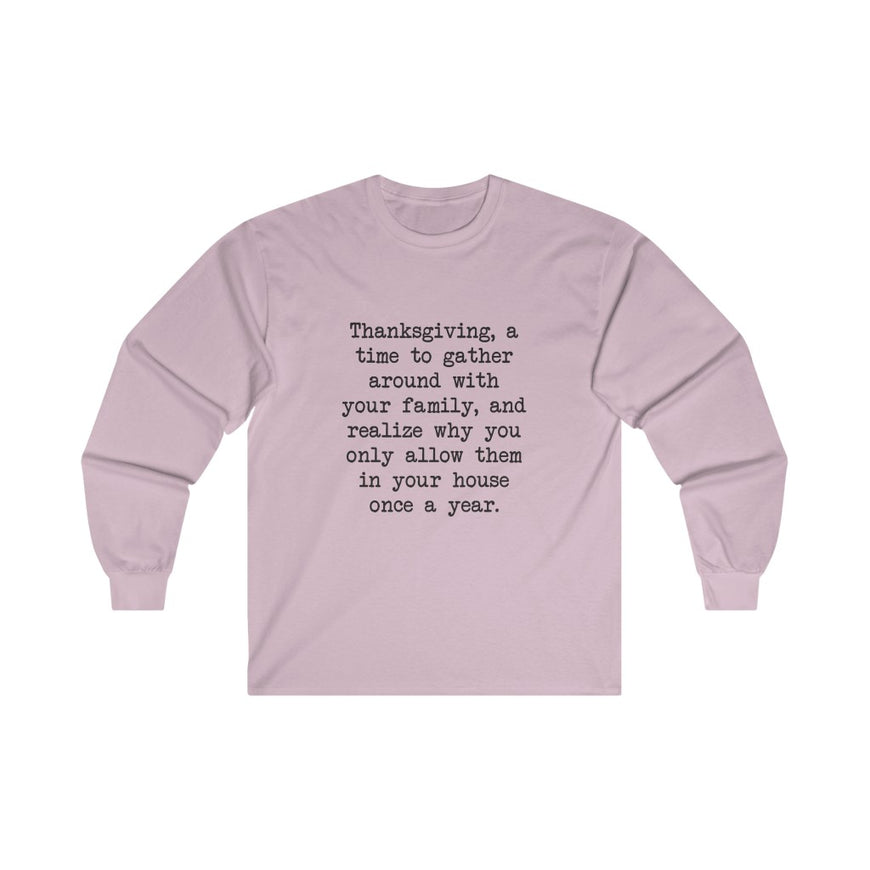Thanksgiving Gathering Long Sleeve Tee