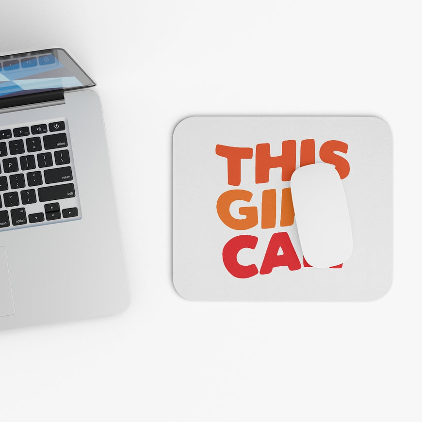 This Girl Can Motivational Mouse Pad