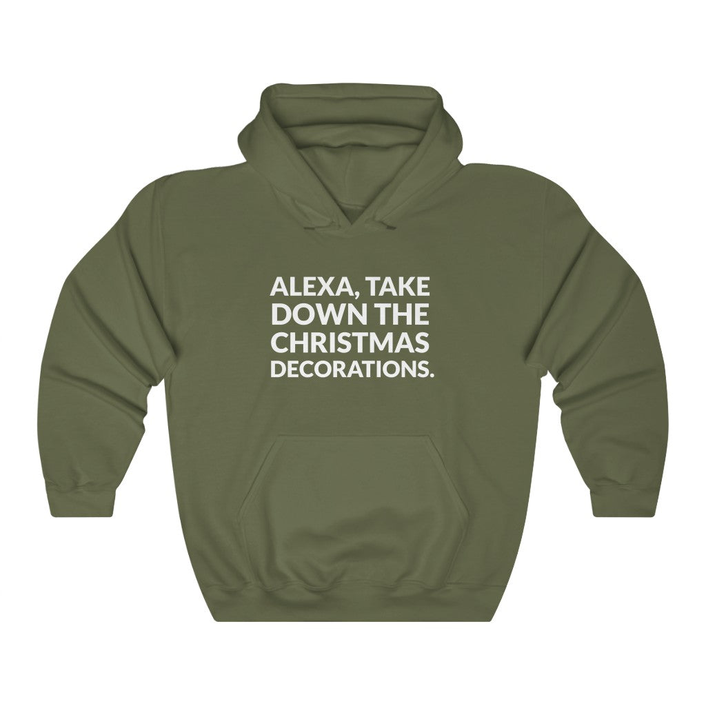Alexa, The Christmas Decorations Hooded Sweatshirt