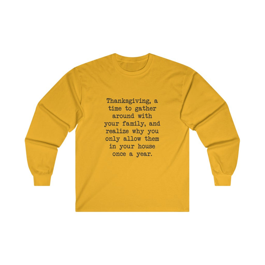 Thanksgiving Gathering Long Sleeve Tee