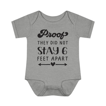 Six Feet Apart Infant Onesie