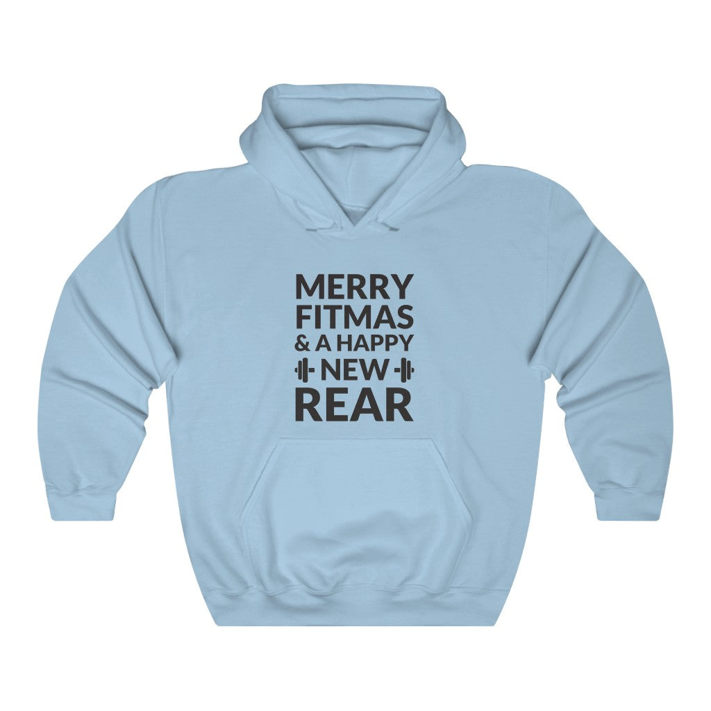Merry Fitmas Hooded Sweatshirt