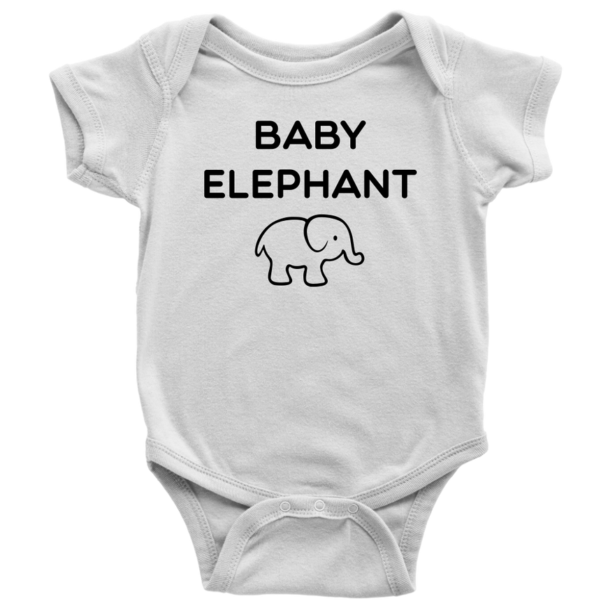 Baby Elephant Infant Onesie