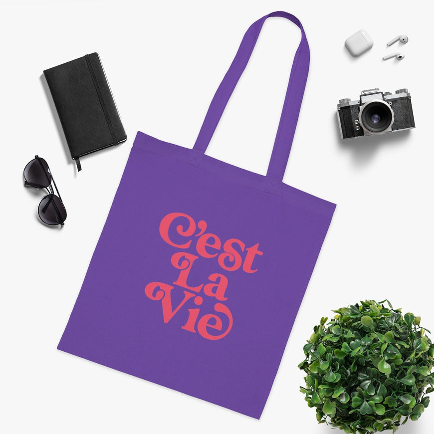C'est La Vie Tote Bag