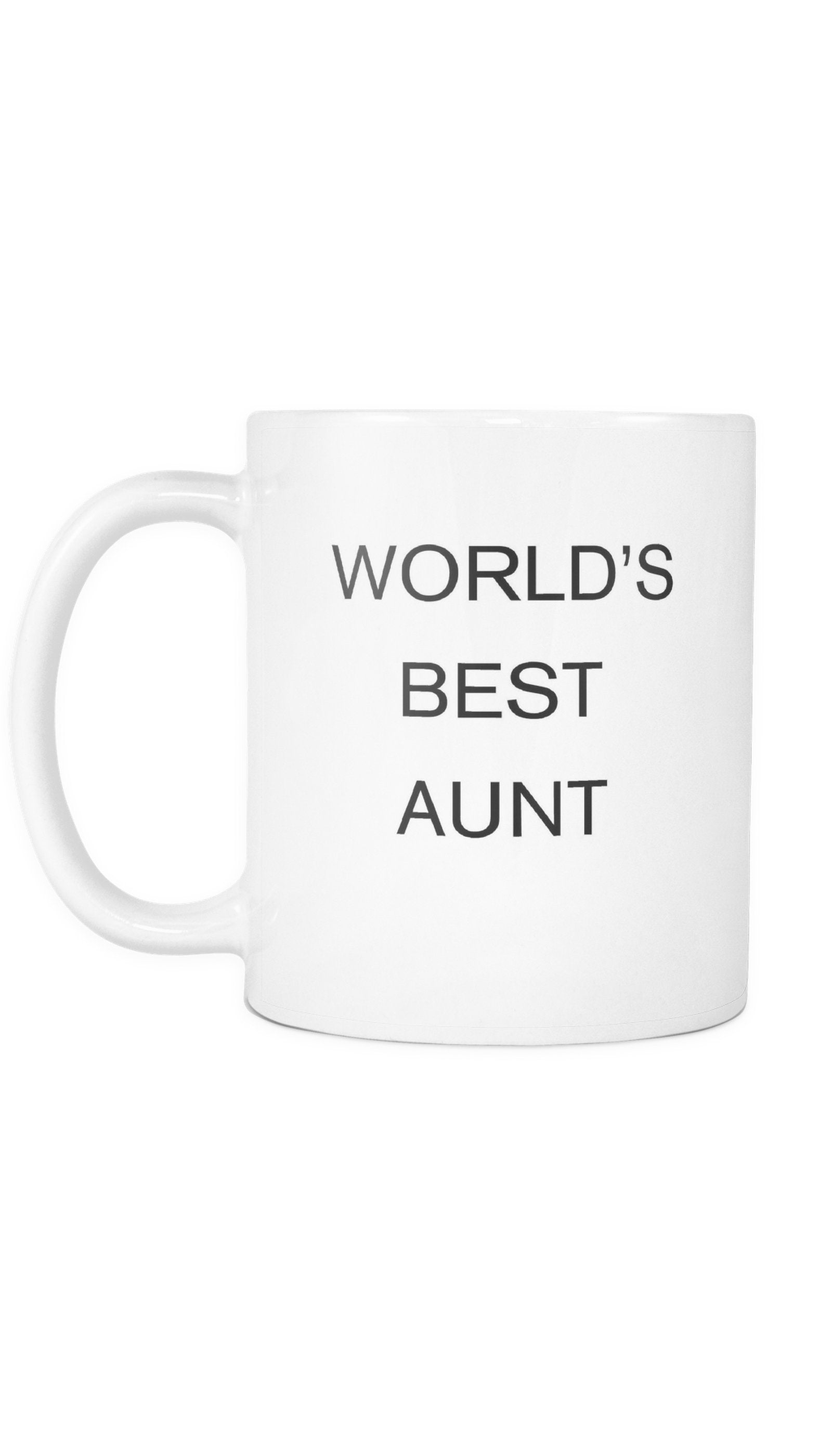 World's Best Aunt White Mug | Sarcastic Me