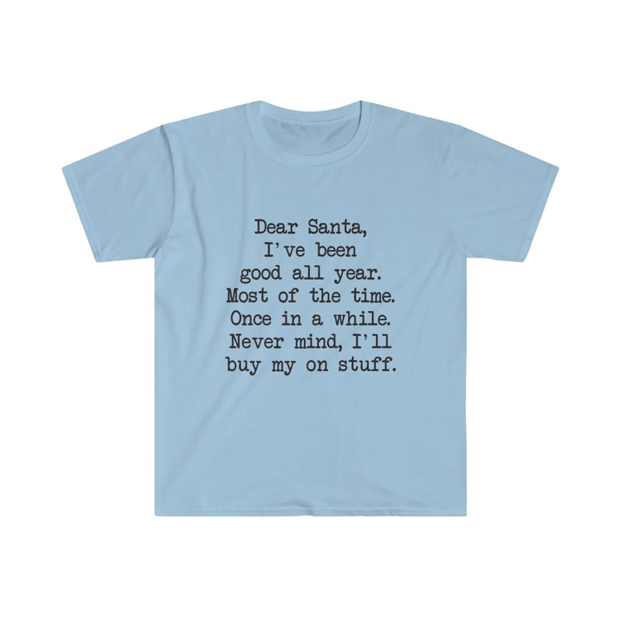 Dear Santa, I'll Buy My Own Stuff T-Shirt