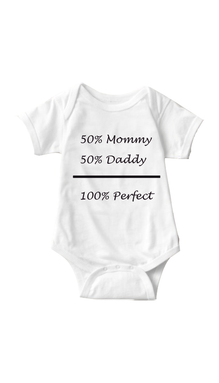 100% Perfect White Infant Onesie | Sarcastic ME
