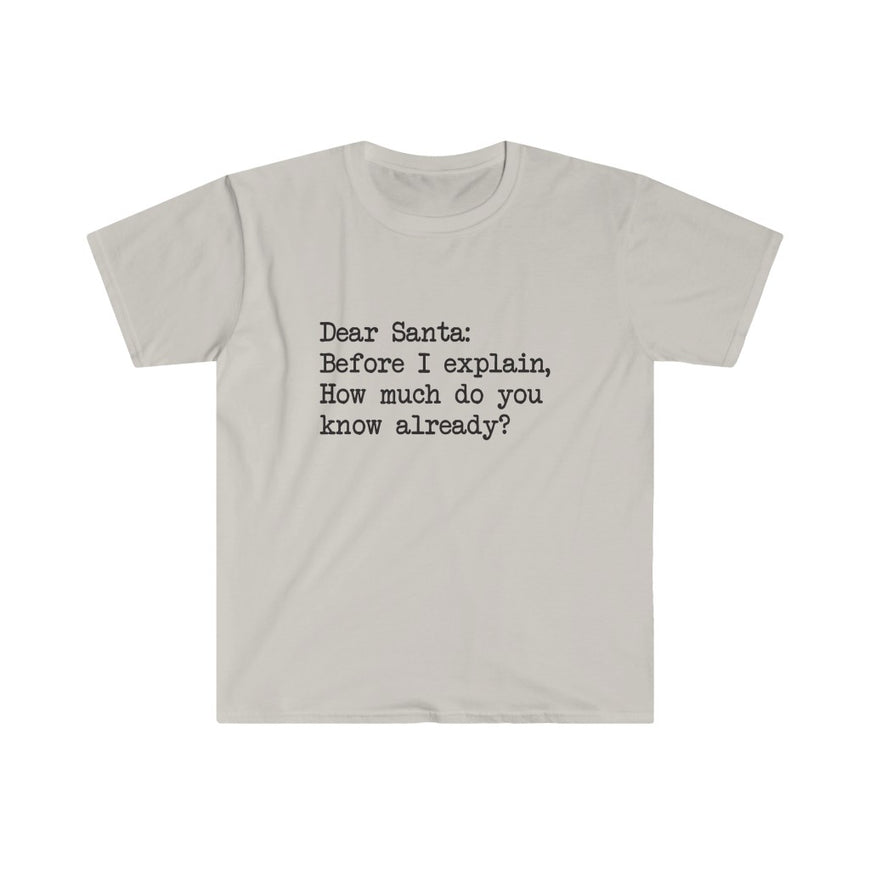Dear Santa, Let Me Explain T-Shirt