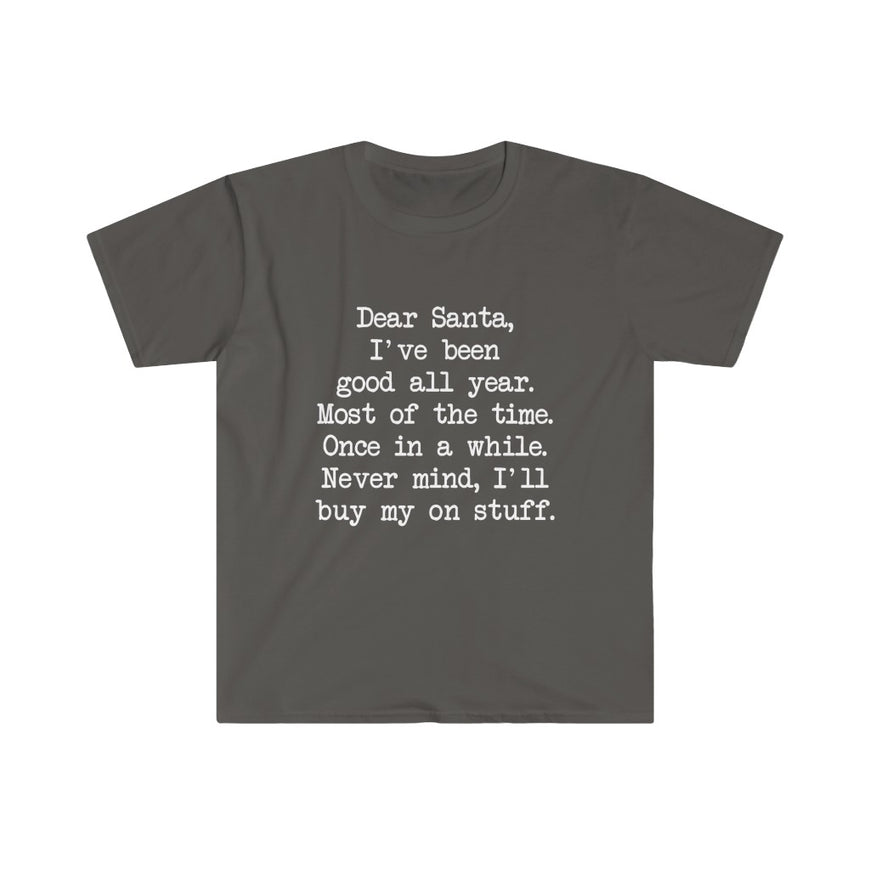 Dear Santa, I'll Buy My Own Stuff T-Shirt