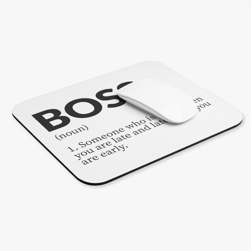 Boss (Noun) Mouse Pad