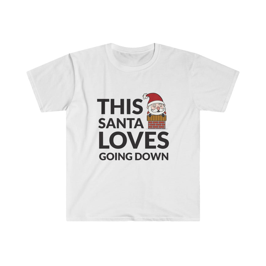 Santa Loves Going Down T-Shirt