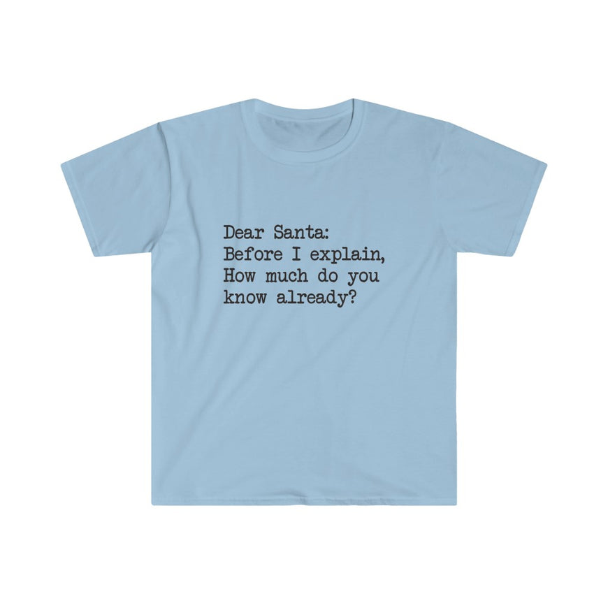 Dear Santa, Let Me Explain T-Shirt