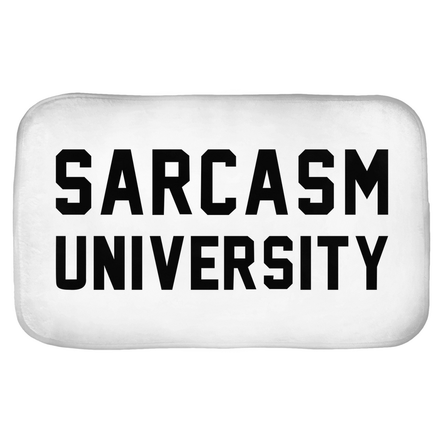 Sarcasm University Bath Mats