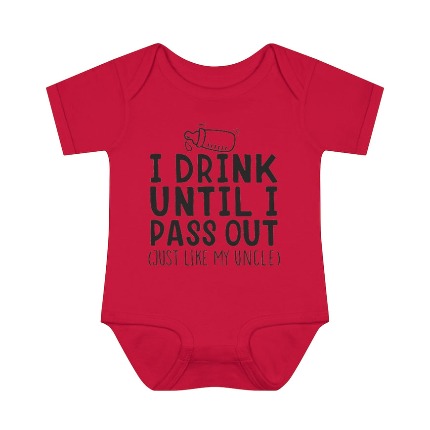 I Drink Like My Uncle Infant Onesie