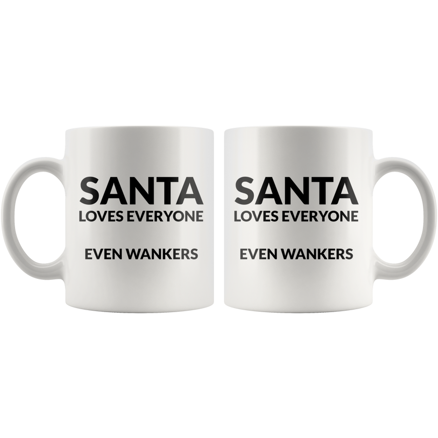 Santa Loves Everyone Coffee Mug