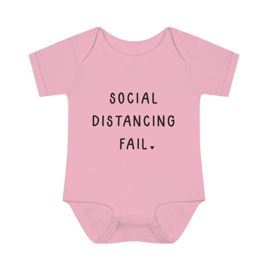 Social Distancing Fail Infant Onesie