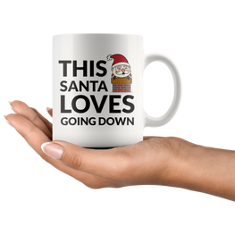 Naughty Santa Coffee Mug