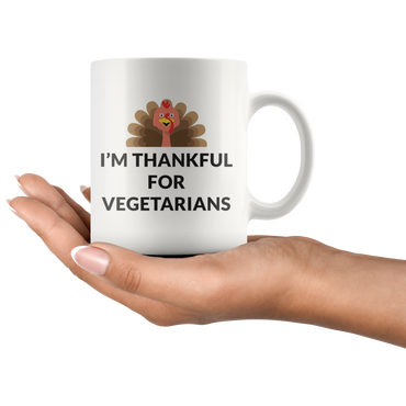 Thankful For Vegetarians Coffee Mug