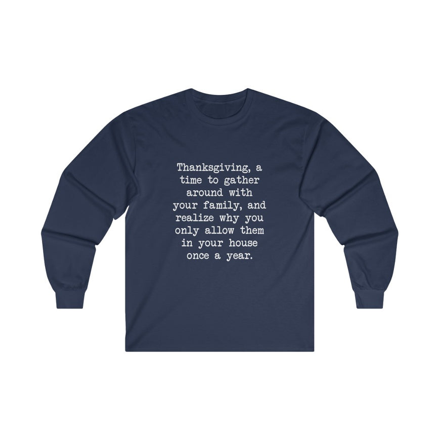 Thanksgiving Gathering Long Sleeve Tee